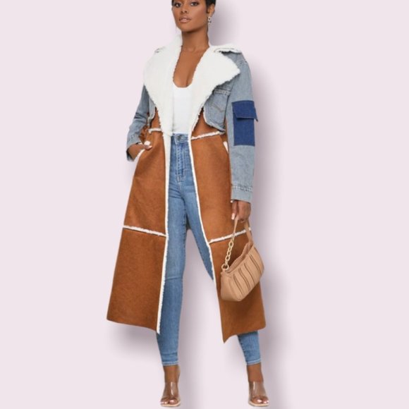 Long Patchwork Jacket - Picture 1 of 7